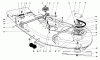 Toro 30544 (120) - 44" Side Discharge Mower, Groundsmaster 120, 1987 (700001-799999) Listas de piezas de repuesto y dibujos CUTTING UNIT MODEL NO. 30753 #1