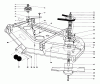 Toro 30544 (120) - 44" Side Discharge Mower, Groundsmaster 120, 1987 (700001-799999) Listas de piezas de repuesto y dibujos CUTTING UNIT MODEL NO. 30768 #1