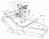 Toro 30544 (120) - 44" Side Discharge Mower, Groundsmaster 120, 1987 (700001-799999) Listas de piezas de repuesto y dibujos CUTTING UNIT MODEL NO. 30768 #2