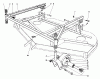 Toro 30544 (120) - 44" Side Discharge Mower, Groundsmaster 120, 1987 (700001-799999) Ersatzteile CUTTING UNIT MODEL NO. 30768 #3