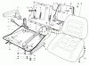 Toro 30544 (120) - 44" Side Discharge Mower, Groundsmaster 120, 1987 (700001-799999) Listas de piezas de repuesto y dibujos DELUXE SUSPENSION SEAT KIT MODEL NO. 30756 (OPTIONAL)