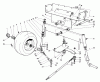 Toro 30544 (120) - 44" Side Discharge Mower, Groundsmaster 120, 1987 (700001-799999) Listas de piezas de repuesto y dibujos FRONT AXLE ASSEMBLY