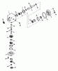 Toro 30544 (120) - 44" Side Discharge Mower, Groundsmaster 120, 1987 (700001-799999) Listas de piezas de repuesto y dibujos GEAR BOX ASSEMBLY MODEL NO. 1100-010 (FOR CUTTING UNITS MODEL NO. 30753 & 30768)