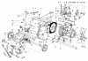 Toro 30544 (120) - 44" Side Discharge Mower, Groundsmaster 120, 1987 (700001-799999) Listas de piezas de repuesto y dibujos TRANSMISSION & DIFFERENTIAL ASSEMBLY