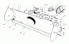 Toro 30544 (120) - 44" Side Discharge Mower, Groundsmaster 120, 1988 (800001-899999) Listas de piezas de repuesto y dibujos 44" SNOW THROWER MODEL NO. 30761 (OPTIONAL) #1
