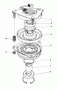 Toro 30544 (120) - 44" Side Discharge Mower, Groundsmaster 120, 1988 (800001-899999) Listas de piezas de repuesto y dibujos CLUTCH ASSEMBLY N0. 54-0220