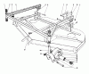 Toro 30544 (120) - 44" Side Discharge Mower, Groundsmaster 120, 1988 (800001-899999) Listas de piezas de repuesto y dibujos CUTTING UNIT MODEL NO. 30768 #3