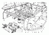 Toro 30544 (120) - 44" Side Discharge Mower, Groundsmaster 120, 1988 (800001-899999) Listas de piezas de repuesto y dibujos FRAME & JACKSHAFT ASSEMBLY