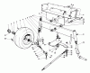 Toro 30544 (120) - 44" Side Discharge Mower, Groundsmaster 120, 1988 (800001-899999) Ersatzteile FRONT AXLE ASSEMBLY