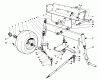 Toro 30544 (120) - 44" Side Discharge Mower, Groundsmaster 120, 1988 (800001-899999) Listas de piezas de repuesto y dibujos FRONT AXLE ASSEMBLY