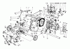 Toro 30544 (120) - 44" Side Discharge Mower, Groundsmaster 120, 1988 (800001-899999) Listas de piezas de repuesto y dibujos TRANSMISSION & DIFFERENTIAL ASSEMBLY