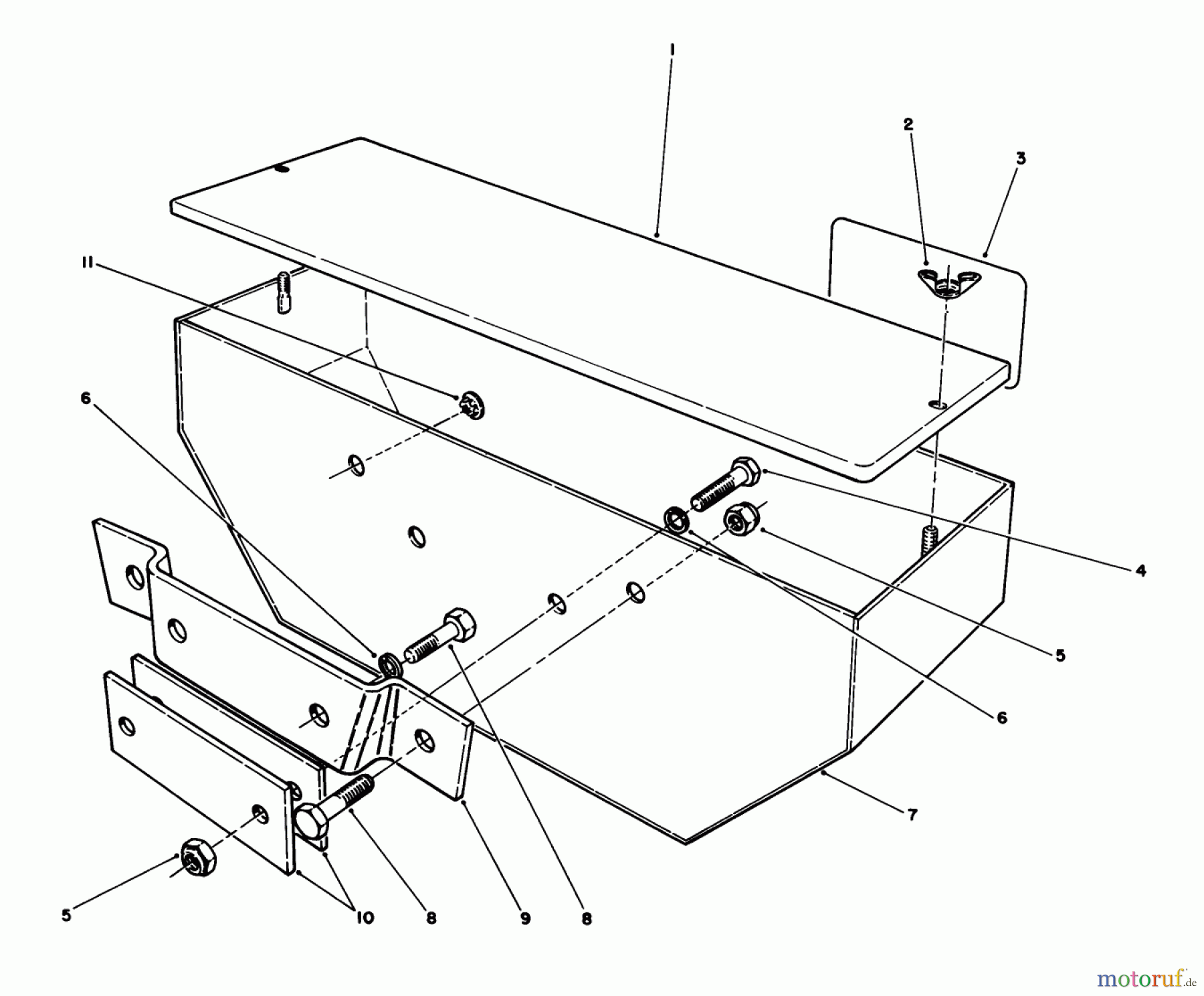 Toro Neu Mowers, Deck Assembly Only 30544 (120) - Toro 44