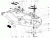 Toro 30562 (200) - 62" Side Discharge Mower, Groundsmaster 200 Series, 1983 (SN 30001-39999) Listas de piezas de repuesto y dibujos CUTTING UNIT MODEL NO. 30560 #1
