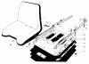 Toro 30562 (200) - 62" Side Discharge Mower, Groundsmaster 200 Series, 1983 (SN 30001-39999) Listas de piezas de repuesto y dibujos DELUXE SEAT KIT MODEL NO. 30786 #1