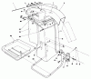 Toro 30562 (200) - 62" Side Discharge Mower, Groundsmaster 200 Series, 1983 (SN 30001-39999) Listas de piezas de repuesto y dibujos GRASS COLLECTION SYSTEM MODEL NO. 30557 (FOR CUTTING UNIT MODEL 30555) #3