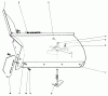 Toro 30560 - 52" Rear Discharge Mower, 1983 (SN 30001-39999) Listas de piezas de repuesto y dibujos V-PLOW MODEL NO. 30750 (OPTIONAL)