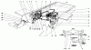 Toro 30555 (200) - 52" Side Discharge Mower, Groundsmaster 200 Series, 1984 (4000001-4999999) Listas de piezas de repuesto y dibujos HYDRAULIC VALVE AND LIFT ARM AND CYLINDERS