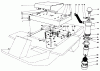 Toro 30562 (200) - 62" Side Discharge Mower, Groundsmaster 200 Series, 1984 (4000001-4999999) Listas de piezas de repuesto y dibujos SEAT MOUNT AND AIR CLEANER ASSEMBLY