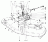 Toro 30562 (200) - 62" Side Discharge Mower, Groundsmaster 200 Series, 1985 (5000001-5999999) Pièces détachées CUTTING UNIT MODEL NO. 30555 #3