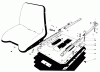 Toro 30562 (200) - 62" Side Discharge Mower, Groundsmaster 200 Series, 1985 (5000001-5999999) Listas de piezas de repuesto y dibujos DELUXE SEAT KIT MODEL NO. 30786 #1