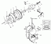 Toro 30562 (200) - 62" Side Discharge Mower, Groundsmaster 200 Series, 1985 (5000001-5999999) Listas de piezas de repuesto y dibujos ENGINE, MODEL NO. B48G-GA020 TYPE NO. 4139F CRANKSHAFT AND FLYWHEEL