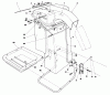 Toro 30562 (200) - 62" Side Discharge Mower, Groundsmaster 200 Series, 1985 (5000001-5999999) Listas de piezas de repuesto y dibujos GRASS COLLECTION SYSTEM MODEL NO. 30557 (FOR CUTTING UNIT MODEL 30555) #2