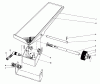 Toro 30562 (200) - 62" Side Discharge Mower, Groundsmaster 200 Series, 1985 (5000001-5999999) Listas de piezas de repuesto y dibujos TRACTION PEDAL ASSEMBLY