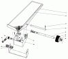 Toro 30555 (200) - 52" Side Discharge Mower, Groundsmaster 200 Series, 1986 (6000001-6999999) Listas de piezas de repuesto y dibujos TRACTION PEDAL ASSEMBLY