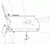 Toro 30555 (200) - 52" Side Discharge Mower, Groundsmaster 200 Series, 1986 (6000001-6999999) Pièces détachées V-PLOW MODEL NO. 30750 (OPTIONAL)