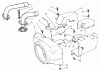 Toro 30562 (200) - 62" Side Discharge Mower, Groundsmaster 200 Series, 1987 (7000001-7999999) Listas de piezas de repuesto y dibujos ENGINE, ONAN MODEL NO. B48G-GA020 TYPE NO. 4348G ENGINE AIR HOUSING
