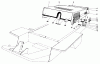 Toro 30562 (200) - 62" Side Discharge Mower, Groundsmaster 200 Series, 1987 (7000001-7999999) Listas de piezas de repuesto y dibujos HOOD ASSEMBLY