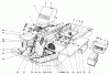 Toro 30562 (200) - 62" Side Discharge Mower, Groundsmaster 200 Series, 1987 (7000001-7999999) Listas de piezas de repuesto y dibujos INSTRUMENT PANEL AND STEERING POST ASSEMBLY