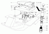 Toro 30555 (200) - 52" Side Discharge Mower, Groundsmaster 200 Series, 1987 (7000001-7999999) Listas de piezas de repuesto y dibujos SEAT MOUNT AND AIR CLEANER ASSEMBLY