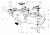 Toro 30575 - 72" Side Discharge Mower, 1988 (800001-899999) Listas de piezas de repuesto y dibujos CUTTING UNIT MODEL NO. 30555 #1