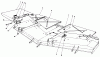 Toro 30575 - 72" Side Discharge Mower, 1988 (800001-899999) Listas de piezas de repuesto y dibujos CUTTING UNIT MODEL NO. 30564 #2
