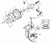 Toro 30555 (200) - 52" Side Discharge Mower, Groundsmaster 200 Series, 1988 (8000001-8999999) Ersatzteile ENGINE, ONAN MODEL NO. B48G-GA020 TYPE NO. 4348G CRANKSHAFT AND FLYWHEEL