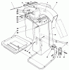 Toro 30555 (200) - 52" Side Discharge Mower, Groundsmaster 200 Series, 1988 (8000001-8999999) Listas de piezas de repuesto y dibujos GRASS COLLECTOR MODEL NO. 30558 (OPTIONAL)