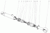 Toro 30575 - 72" Side Discharge Mower, 1988 (800001-899999) Listas de piezas de repuesto y dibujos HYDRAULIC CYLINDER NO. 43-5260