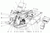 Toro 30555 (200) - 52" Side Discharge Mower, Groundsmaster 200 Series, 1988 (8000001-8999999) Listas de piezas de repuesto y dibujos INSTRUMENT PANEL AND STEERING POST ASSEMBLY