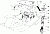 Toro 30575 - 72" Side Discharge Mower, 1988 (800001-899999) Listas de piezas de repuesto y dibujos SEAT MOUNT AND AIR CLEANER ASSEMBLY