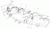 Toro 30575 - 72" Side Discharge Mower, 1991 (100001-199999) Ersatzteile CUTTING UNIT MODEL NO. 30564 #2