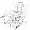 Toro 30575 - 72" Side Discharge Mower, 1989 (900001-999999) Listas de piezas de repuesto y dibujos DELUXE SEAT KIT MODEL NO. 30772
