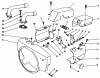 Toro 30575 - 72" Side Discharge Mower, 1991 (100001-199999) Ersatzteile ENGINE AIR HOUSING-ENGINE, ONAN MODEL NO. P220G, TYPE NO. 1/10808C