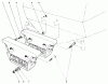 Toro 30555 (200) - 52" Side Discharge Mower, Groundsmaster 200 Series, 1990 (SN 00001-09999) Listas de piezas de repuesto y dibujos REAR WEIGHT KIT NO. 24-5780 (OPTIONAL)