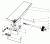 Toro 30555 (200) - 52" Side Discharge Mower, Groundsmaster 200 Series, 1990 (SN 00001-09999) Listas de piezas de repuesto y dibujos TRACTION PEDAL ASSEMBLY