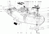 Toro 30555 (200) - 52" Side Discharge Mower, Groundsmaster 200 Series, 1993 (3900001-3999999) Listas de piezas de repuesto y dibujos DECK AND SPINDLE ASSEMBLY