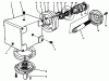 Toro 30575 - 72" Side Discharge Mower, 1993 (390001-399999) Listas de piezas de repuesto y dibujos GEAR BOX ASSEMBLY NO. 68-6810