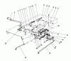 Toro 55660 - 44" Side Discharge Mower, 1990 Listas de piezas de repuesto y dibujos BRAKE & CLUTCH PEDAL ASSEMBLY