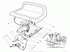 Toro 55660 - 44" Side Discharge Mower, 1990 Listas de piezas de repuesto y dibujos SEAT ASSEMBLY