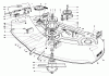 Toro 57358 - 44" Side Discharge Mower, 1987 (7000001-7999999) Listas de piezas de repuesto y dibujos 44" CUTTING DECK MODEL NO. 57358 #1